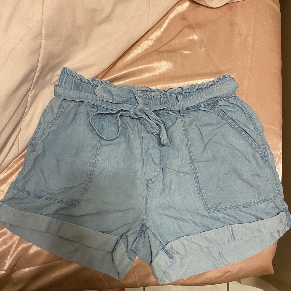 Aerie denim stretchy shorts